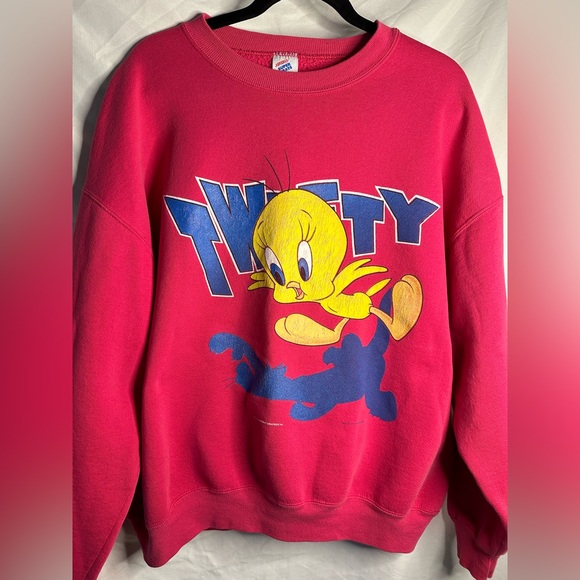 Vintage tweety pink crewneck - Picture 1 of 7